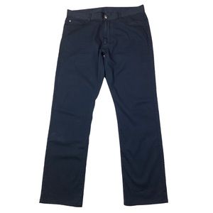 Canali Italian Regular Fit 5-Pocket Straight Leg Pants